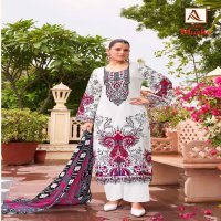 MUZLIN BY ALOK COTTON MODERN PAKISTANI PRINT EMBROIDERY WORK SALWAR KAMEEZ