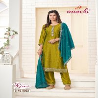 KIWI BY AANCHI VICHITRA STRAIGHT CUT ELEGANT STYLE EMBROIDERY WORK READYMADE SALWAR SUIT