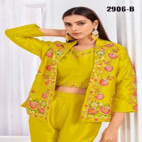 Jivora Angel 2905 And 2906 Colour Wholesale Readymade Crop Top Collection