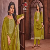 Triple AAA Ria Vol-2 Wholesale Pure Muslin Lakhnawi Jacquard Dress Material