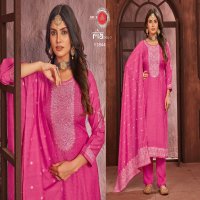 Triple AAA Ria Vol-2 Wholesale Pure Muslin Lakhnawi Jacquard Dress Material