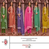 Triple AAA Ria Vol-2 Wholesale Pure Muslin Lakhnawi Jacquard Dress Material