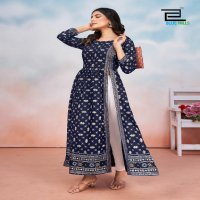 Blue Hills Tauba Tauba Wholesale Side Cut Flair 14 Kg Reyon Kurtis