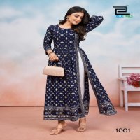 Blue Hills Tauba Tauba Wholesale Side Cut Flair 14 Kg Reyon Kurtis