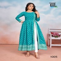 Blue Hills Tauba Tauba Wholesale Side Cut Flair 14 Kg Reyon Kurtis