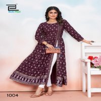 Blue Hills Tauba Tauba Wholesale Side Cut Flair 14 Kg Reyon Kurtis