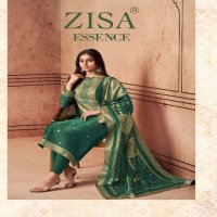 Zisa Essence Wholesale Pure Shimmer Silk Jacquard Straight Suits