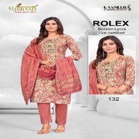 Hariyaali Rolex Vol-1 Wholesale Readymade Kurtis With Pant And Dupatta Combo
