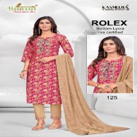 Hariyaali Rolex Vol-1 Wholesale Readymade Kurtis With Pant And Dupatta Combo