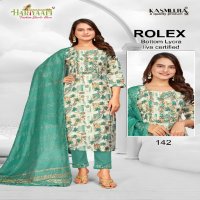 Hariyaali Rolex Vol-1 Wholesale Readymade Kurtis With Pant And Dupatta Combo