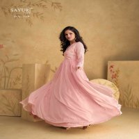 Sayuri Sajni Wholesale Free Size Stitched Gown With Dupatta