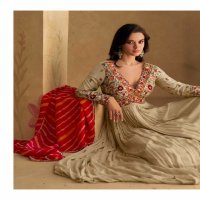 Sayuri Sajni Wholesale Free Size Stitched Gown With Dupatta