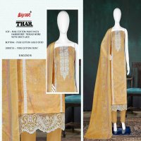 Bipson Thar D.no 2762 Wholesale Pure Cotton With Thread Work Dress Material