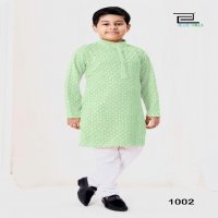 Blue Hills Prince Wholesale Heavy Chikankari Work Kids Kurta With Pant