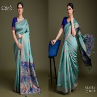 SEthnic Silkera Digital Weaves Wholesale Soft Banarasi Silk Ethnic Sarees