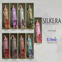 SEthnic Silkera Digital Weaves Wholesale Soft Banarasi Silk Ethnic Sarees