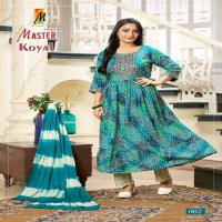 MASTER KOYAL RAYON READYMADE FOIL PRINT CASUAL WEAR SALWAR SUIT