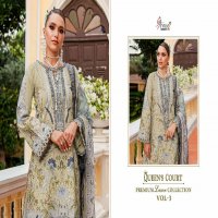 SHREE FABS QUEENS COURT PREMIUM LAWN COLLECTION VOL 3 EXCLUSIVE PAKISTANI 3PCS DRESS