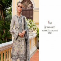 SHREE FABS QUEENS COURT PREMIUM LAWN COLLECTION VOL 3 EXCLUSIVE PAKISTANI 3PCS DRESS