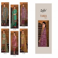 TANIA VOL 4 BY ZULFAT COTTON EXCLUSIVE DESIGNER HANDWORK 3PCS DRESS