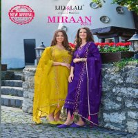 LILY AND LALI MIRAAN VOL 2 DESIGNER FANCY WORK READYMADE 3PCS SET SUPPLIER