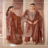 Alok Nafiza Vol-2 Wholesale Pure Cambric Cotton And Fancy Work Dress Material