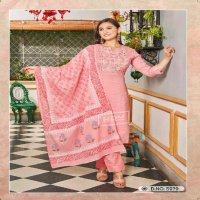 HRU India Lucknawi Suta Vol-4 Wholesale Cotton Malmal Kurti With Pant And Dupatta