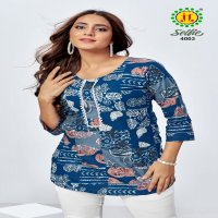 JT Selfie Vol-4 Wholesale Printed Short Tops