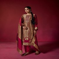 SAKHI BY IBIZA PARTY WEAR STYLISH LOOK BANGLORY SILK SALWAR KAMEEZ