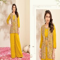 NAYNA BY KHUSHI FASHION FULL STITCH SHRUG JACKET SET WITH PALAZZO SET DRESS