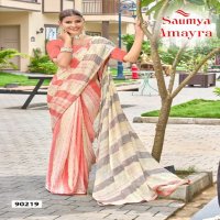 Saumya Amayra Wholesale Chiffon Brasso Indian Ethnic Sarees