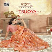 Vallabhi Trijoya Vol-2 Wholesale Fancy Swaroski Work Ethnic Sarees