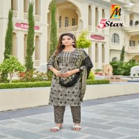 Master 5Star Wholesale Straight Cut Kurti With Pant And Dupatta