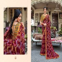 kiyra saree jaanvi vol 6 different colour georgette saree