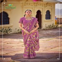 vastr by sanskar tex prints dola silk classic look printed saree