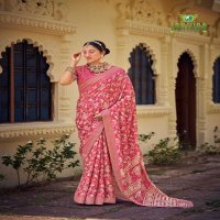 vastr by sanskar tex prints dola silk classic look printed saree