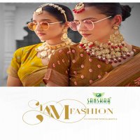 vastr by sanskar tex prints dola silk classic look printed saree