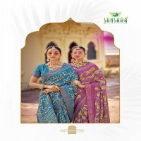 vastr by sanskar tex prints dola silk classic look printed saree
