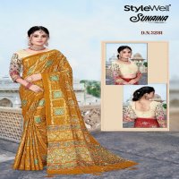 Stylewell Sunaina Wholesale Silk Printed Ethnic Sarees