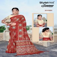 Stylewell Sunaina Wholesale Silk Printed Ethnic Sarees