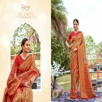 Saroj Riwaayat Silk Vol-3 Wholesale Jari Jacquard Silk Ethnic Sarees