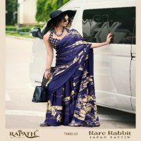 Rajpath Rare Rabbit Wholesale Japan Satin Ethnic Indian Sarees