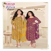 KAVYA ZOYA VOL 5 FULLSTITCH ALIA CUT SALWAR KAMEEZ WITH CHANDERI DUPATTA