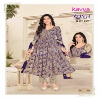 KAVYA ZOYA VOL 5 FULLSTITCH ALIA CUT SALWAR KAMEEZ WITH CHANDERI DUPATTA