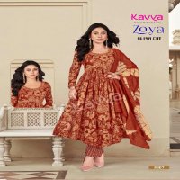 KAVYA ZOYA VOL 5 FULLSTITCH ALIA CUT SALWAR KAMEEZ WITH CHANDERI DUPATTA