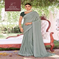 fortune vol 4 by kiyra saree chiffon unique colour saree wholesaler