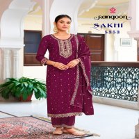 sakhi by rangoon viscose jacquard embroidery work fullstitch salwar suit