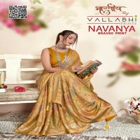 Vallabhi Navanya Wholesale Brasso Fabrics Ethnic Sarees