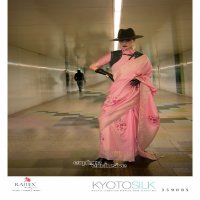 Rajtex Kyotosilk Wholesale Habutai Silk Handloom Weaving Ethnic Sarees