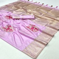 Rajtex Kyotosilk Wholesale Habutai Silk Handloom Weaving Ethnic Sarees